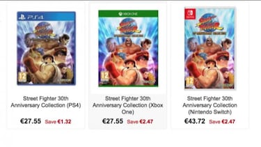 Street Fighter 30th Collection llegará en físico a Europa