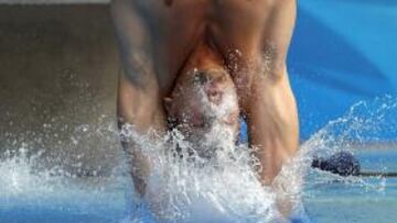 <b>OPTIMISTA. </b>Illana, ayer, en uno de sus saltos en el Mundial.