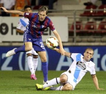 Javi Lara y Álex Bergantiños. 