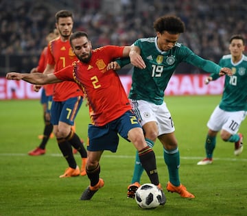 Daniel Carvajal y Leroy Sane.