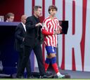 El Atleti, con Barrios y el tridente João Félix, Griezmann y Morata