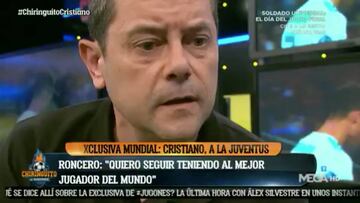Pocas veces se ha visto a Roncero así: su mensaje a Cristiano desde el corazón