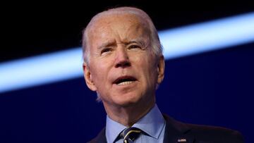 FILE PHOTO: U.S. President-elect Joe Biden delivers remarks on national security and foreign policy at his transition headquarters in Wilmington, Delaware, U.S. December 28, 2020. REUTERS/Jonathan Ernst/File Photo