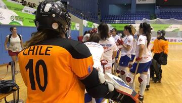 Las Marcianitas celebraron ante Italia en los World Roller Games