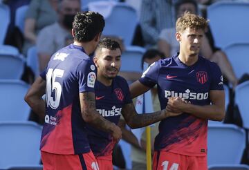 Poco le duró la alegría al conjunto olívico, Correa recibió un genial pase cruzado de Saúl Ñíguez y disparó al palo largo de Dituro que sólo pudo observar el balón que iba al fondo de la red.