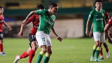 Juan Fernando Quintero, volante del Shenzhen, se refiri&oacute; sobre su futuro previo al juego ante Shangh&aacute;i Donghai donde jug&oacute; 72 minutos en la derrota 3-1.