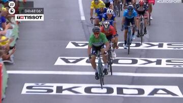 Resumen del Tour de Francia 2018, etapa 5: Sagan gana y Van Avermaet sigue de amarillo