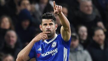 El jugador del Chelsea Diego Costa.