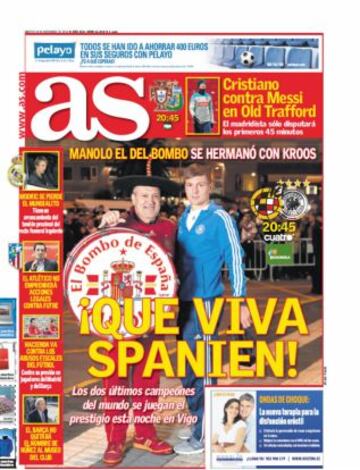 Las portadas de AS de noviembre