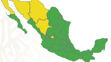 Semáforo COVID en México por estados: así queda el mapa del 13 al 26 de diciembre de 2021