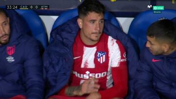 Giménez se va mareado del campo