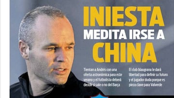 China vuelve a por Iniesta