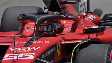 Carlos Sainz (Ferrari SF23). Interlagos, Brasil. F1 2023.