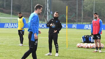 15/03/2022, ENTRENAMIENTO DEPORTIVO EN ABEGONDO.BORJA JIM&Eacute;NEZ Y DE VICENTE.