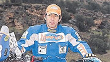 <b>VETERANO. </b>J.L. Álvarez junto a su quad.