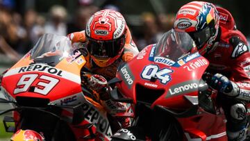 Márquez y Dovizioso en Austria.