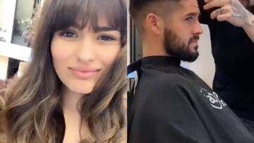 Isco y Sara Sálamo cambian de look al mismo tiempo.
