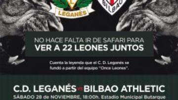 Leganés-Bilbao Athletic: 22 leones luchando en Butarque