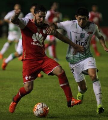 Santa Fe ganó el primer partido de la serie ante Oriente Petrolero. El 11 de febrero jugará la vuelta en Bogotá.