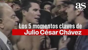 Los 5 momentos claves de Julio César Chávez