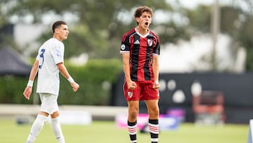 River golea en la Messi Cup al Inter y llega a semifinales