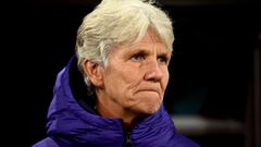 Melbourne (Australia), 02/08/2023.- Brazil's coach Pia Sundhage during the FIFA Women's World Cup 2023 group F soccer match between Jamaica and Brazil at Melbourne Rectangular Stadium in Melbourne, Australia, 02 August 2023. (Mundial de Fútbol, Brasil) EFE/EPA/JOEL CARRETT AUSTRALIA AND NEW ZEALAND OUT EDITORIAL USE ONLY
