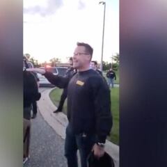 George Floyd: US sheriff garners praise for joining protests