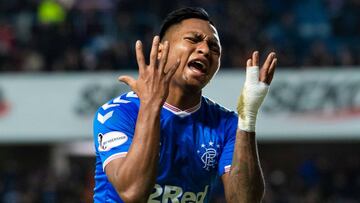 Preocupación en Rangers por la falta de gol de Alfredo Morelos