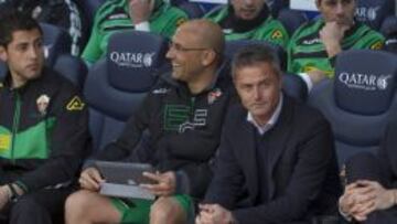 El técnico del Elche no acusa a su equipo de falta de agresividad.