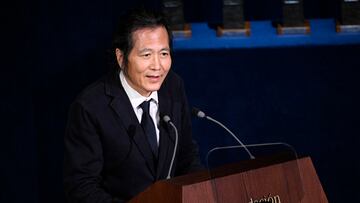 OVIEDO, SPAIN - OCTOBER 24: Byung-Chul Han attends the "Princesa De Asturias" awards ceremony at Teatro Campoamor on October 24, 2025 in Oviedo, Spain. (Photo by Carlos Alvarez/Getty Images)
