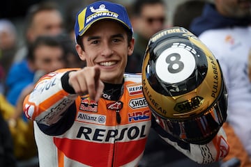 8 títulos: Moto3 (2010), Moto2 (2012) y MotoGP (2013, 2014, 2016, 2017, 2018 y 2019)