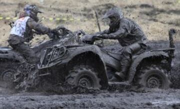 Carrera regional de quad en Krasnoyarsk en Siberia.