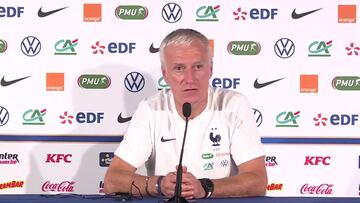 Deschamps, el covid en el fútbol y su empatía hacía Luis Enrique