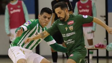 Duelo entre el Betis y el C&oacute;rdoba en la Primera Futsal.