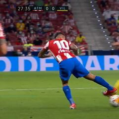 ¿Por qué Correa no vio la roja por su planchazo a Albiol?