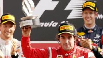 Vettel sentencia el título en Monza con Alonso tercero