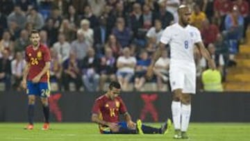 Thiago Alcántara abandona la concentración de España
