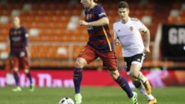 Rakitic, en Mestalla.