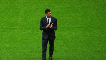 Soccer Football - Super Cup - Real Madrid v Atalanta - National Stadium, Warsaw, Poland - August 14, 2024 Real Madrid's Jude Bellingham before the match REUTERS/Aleksandra Szmigiel