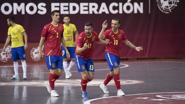 España contra Letonia el 8 de diciembre en Las Rozas