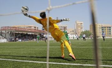 Partido de la final de los Infantiles entre el Málaga y el Betis. 