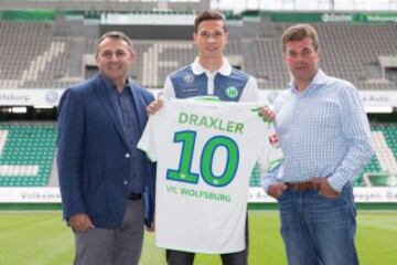 Wolfburgo contrató a Julian Draxler por 30 millones de euros, cuando su precio de mercado estaba en 22.2 millones. Es decir, 7.8 millones de más.