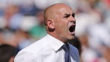 Jémez, desesperado ante el Málaga.