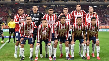 Guadalajara team group during the 3rd round match between Guadalajara and Tigres UANL as part of the Liga BBVA MX, Torneo Clausura 2025 at Akron Stadium, on January 25, 2025 in Guadalajara, Jalisco, Mexico.