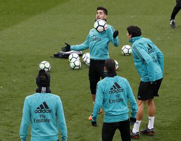 El Madrid entrena con todo esperando al Girona