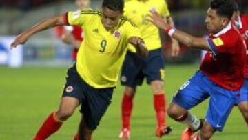 Luis Fernando Muriel ha sido tres veces titular con la Selecci&oacute;n Colombia de Mayores: 2 en amistosos y 1 en Eliminatoria.