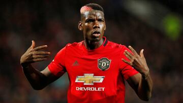 El centrocampista franc&eacute;s del Manchester United, Paul Pogba, durante un partido.