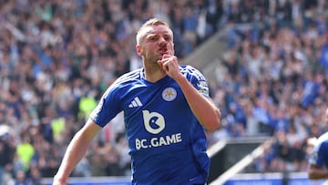 Jamie Vardy, jugador del Leicester.