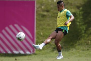 Así fue el entrenamiento de Atlético Nacional pensando en la primera fecha de cuadrangulares ante Cúcuta Deportivo en el Atanasio Girardot el sábado 9 de noviembre.