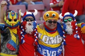 Chile y Colombia dieron buen fútbol en el Nacional de Santiago